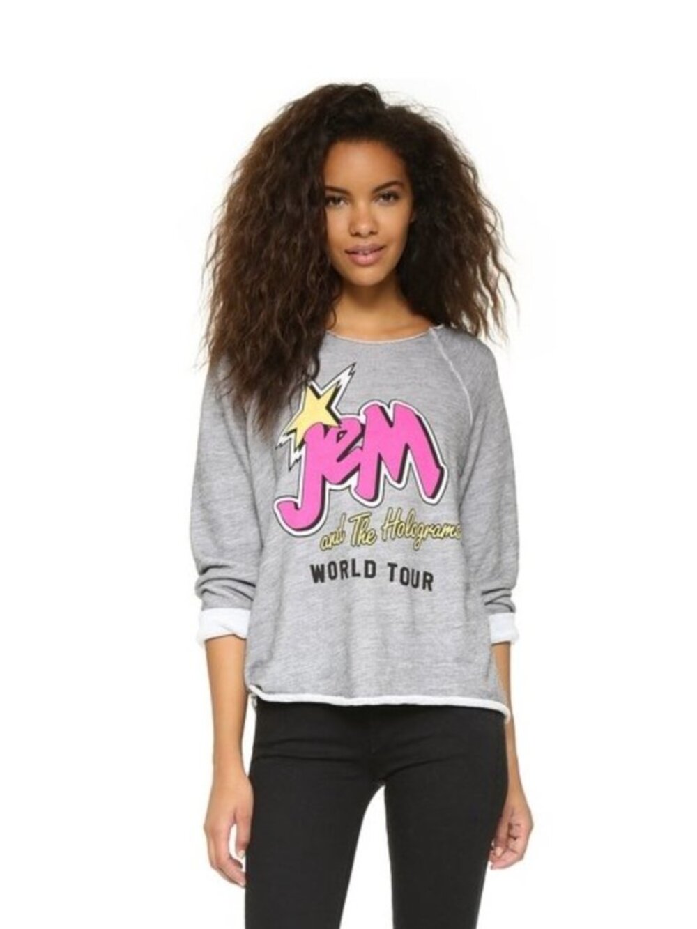 ISO Jem and the Holograms World Tour Sweatshirt by Wildfox and Shopbop